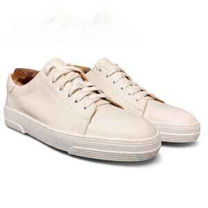 APC White Leather Sneakers Mens EU 40 US 7 Casual Minimalist Quiet Luxury A.P.C.